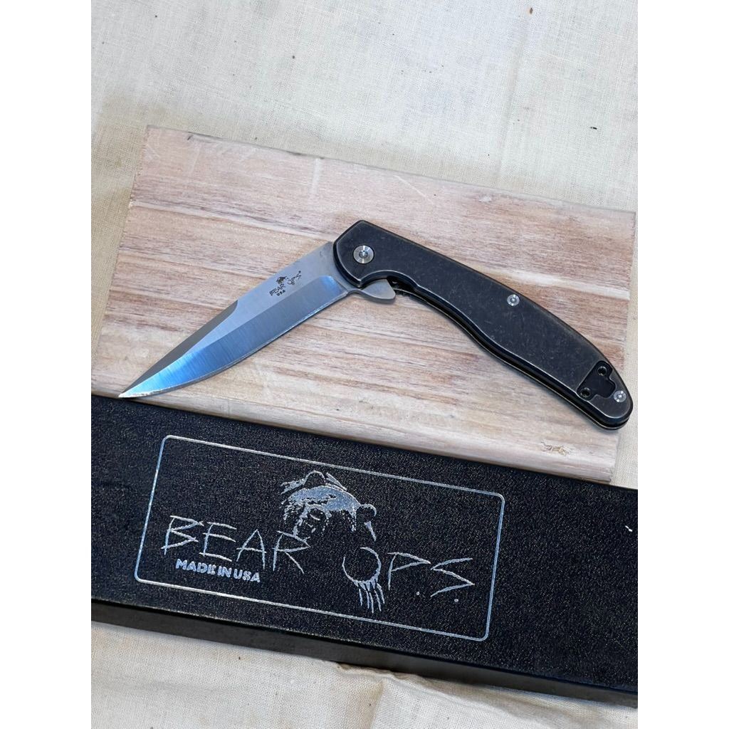 Bear Ops Rancor VIII MC-800-TI-S Folding Knife S35VN Blade Titanium Handle USA