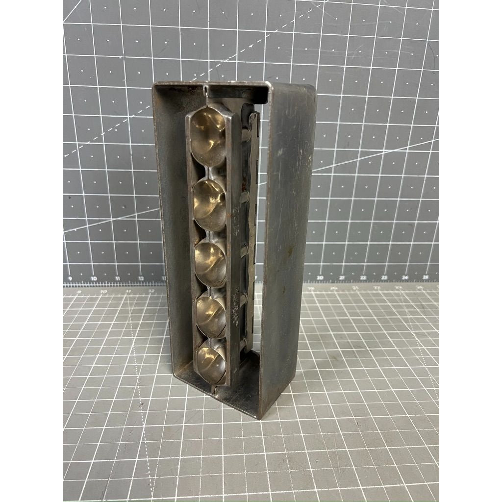 Laurosch Schwabisch GMUND Antique Chocolate Candy Mold 4122 Metal Hinged Design