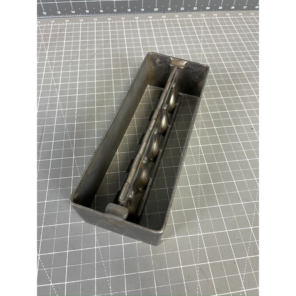 Laurosch Schwabisch GMUND Antique Chocolate Candy Mold 4122 Metal Hinged Design