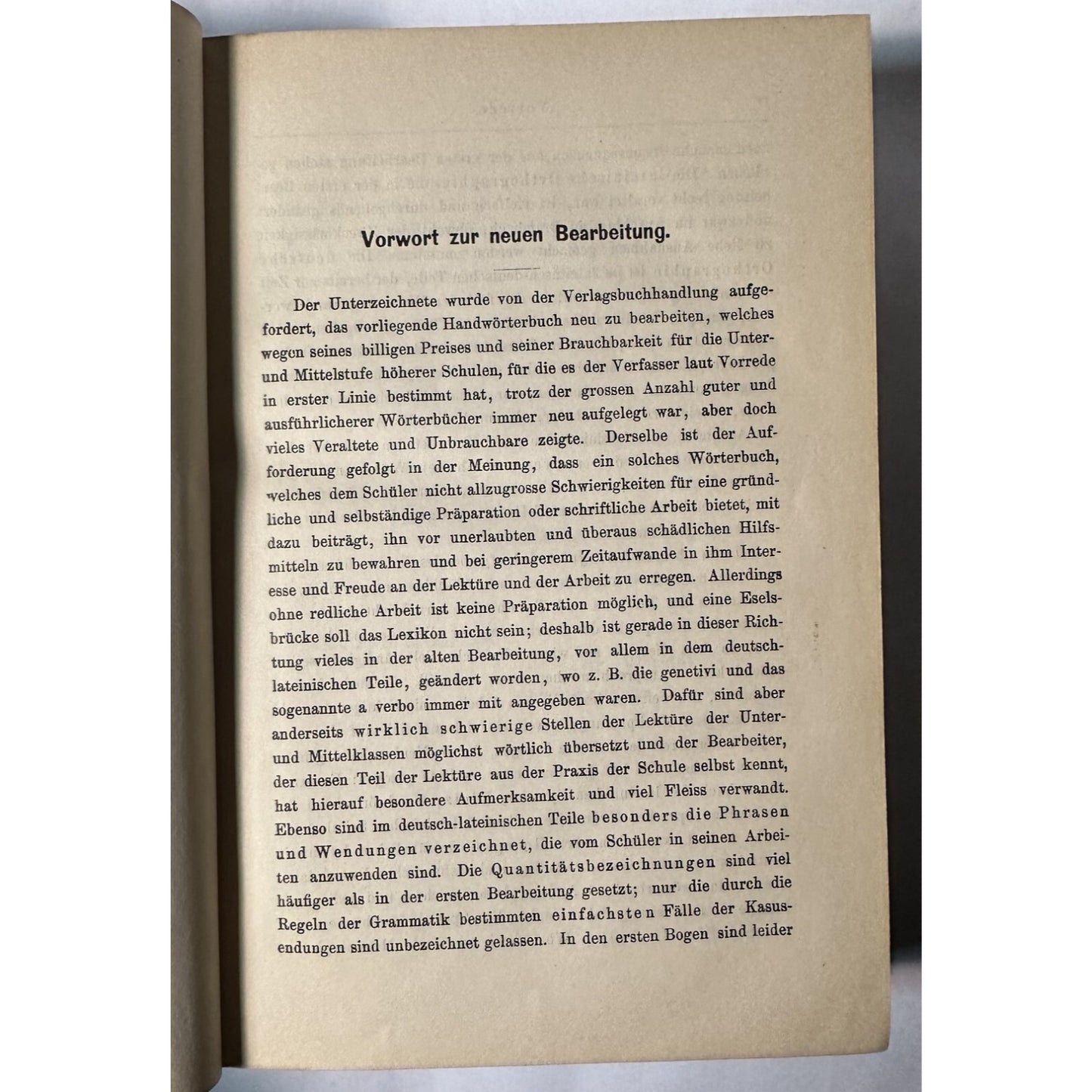 Dr. G. Mühlmanns 39th Edition Latin-German Handbook Edited By Dr. Hans Windel