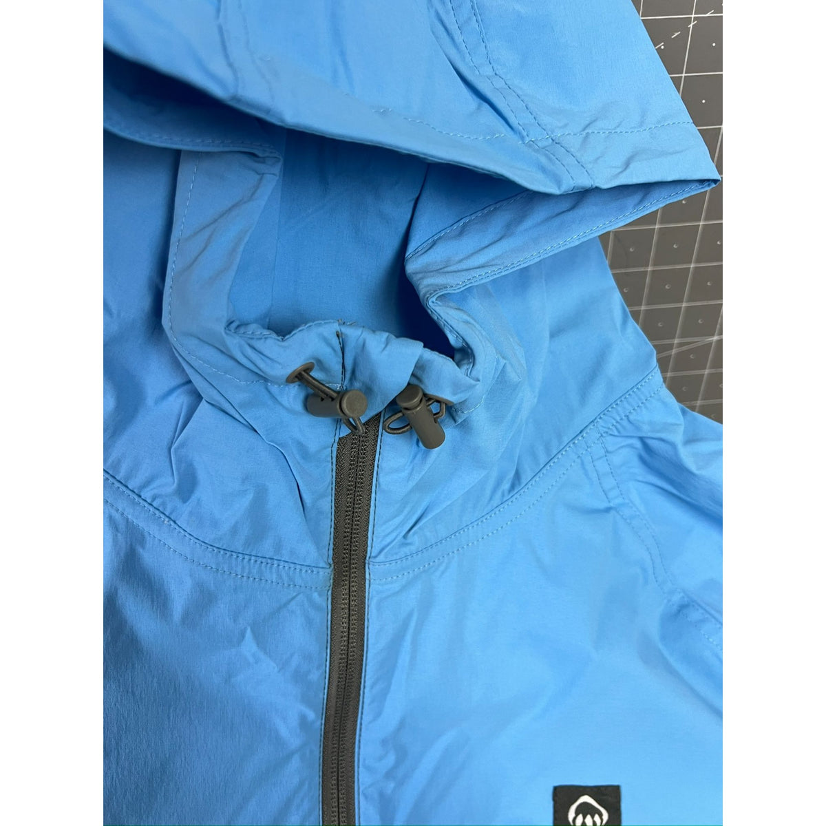 Wolverine Guide Eco Shell Men’s Outdoor Rain Jacket Blue & Gray XXL Hooded