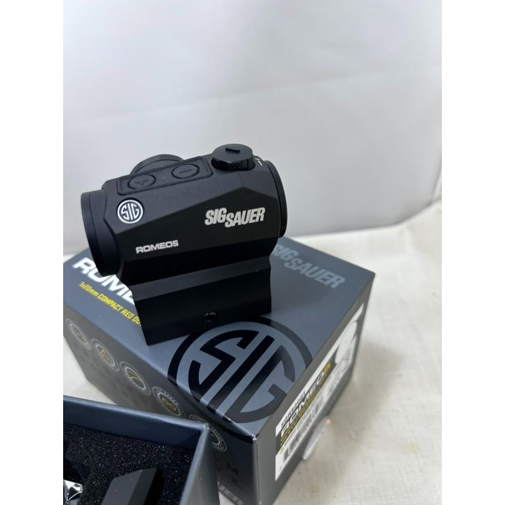 Sig Sauer Romeo5 1x20mm Compact Red Dot Sight 2 MOA Black 2  Mounts