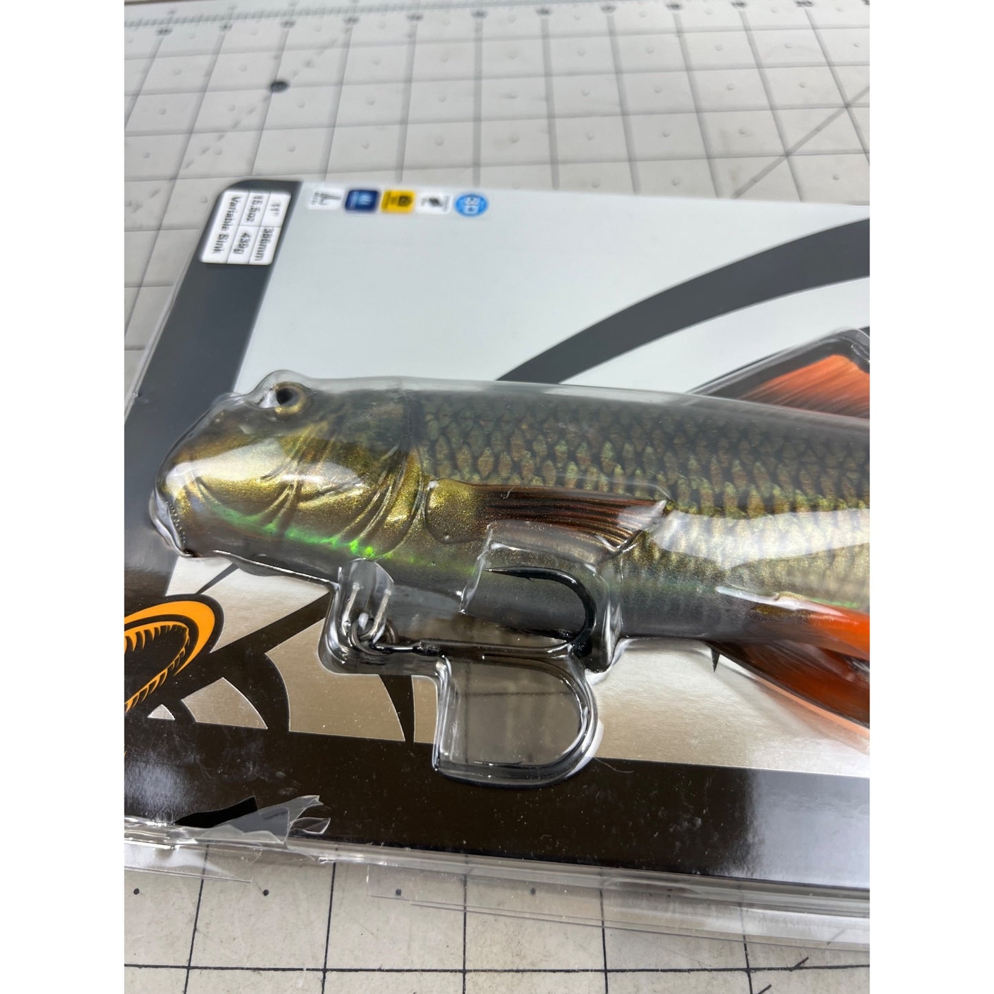 Savage Gear 3D Sucker X-Tail Musky Bait - Red Horse Sucker Flash