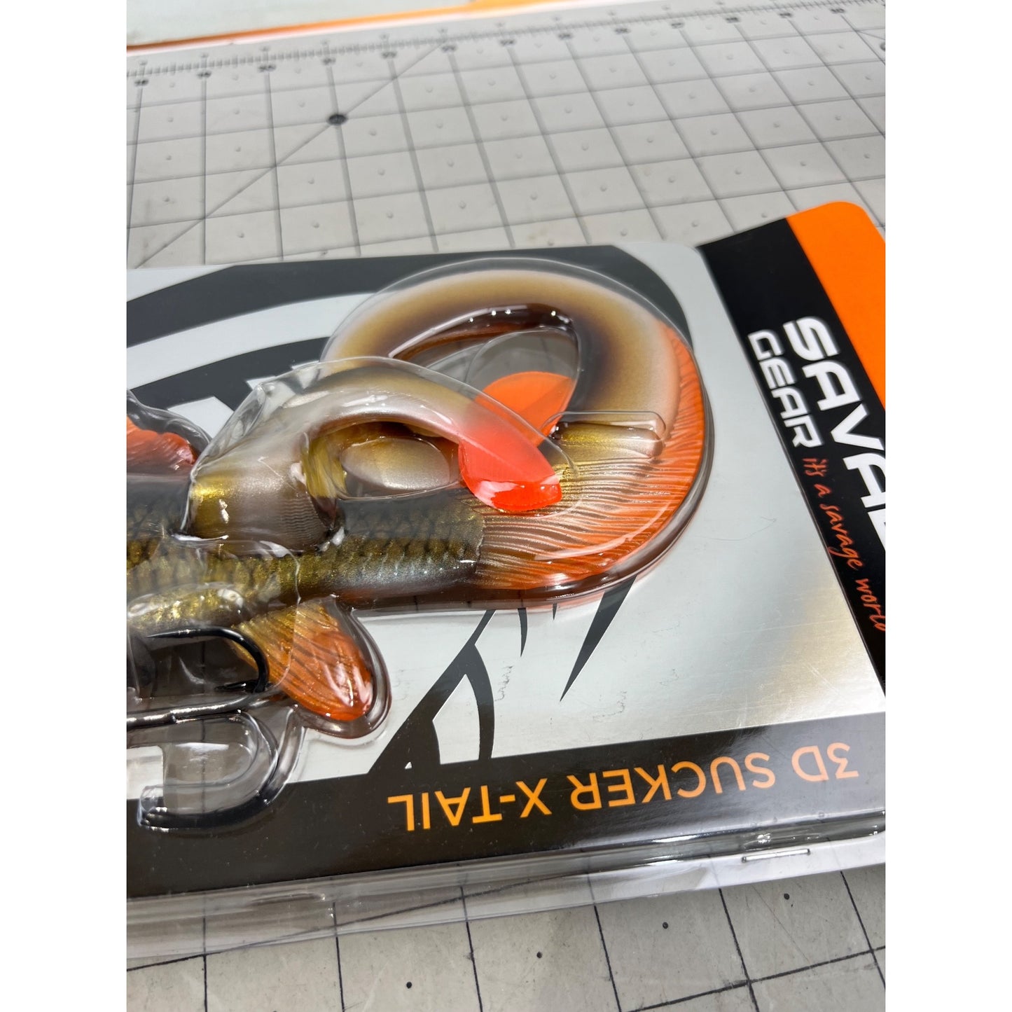 Savage Gear 3D Sucker X-Tail Musky Bait - Red Horse Sucker Flash