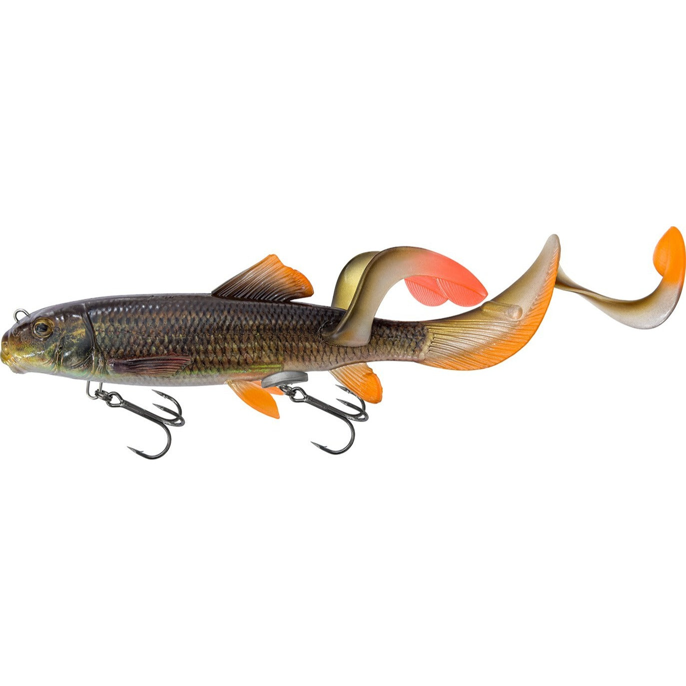 Savage Gear 3D Sucker X-Tail Musky Bait - Red Horse Sucker Flash