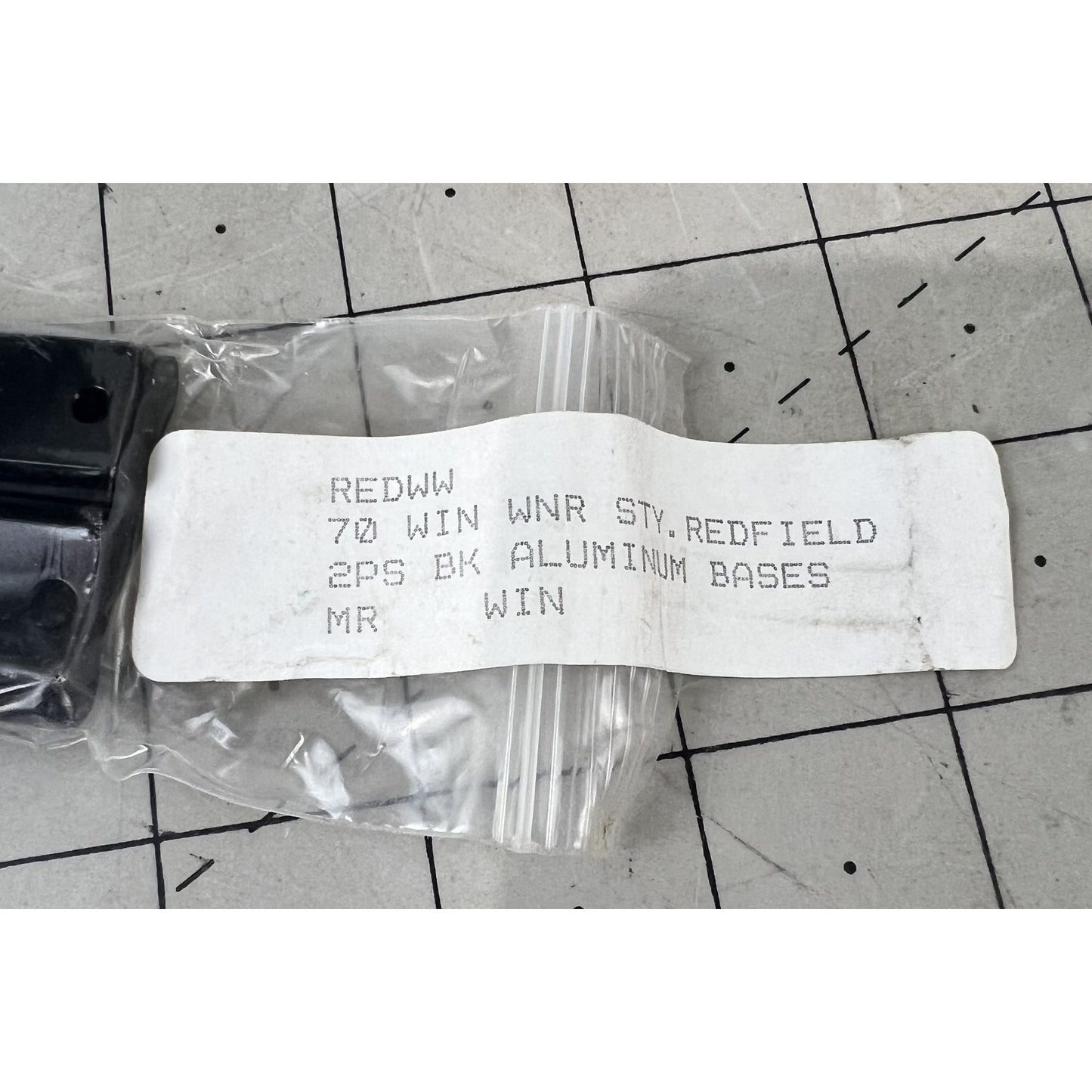 Redfield Weaver Style Mounts Winchester Model 70 Black Aluminum Set w/Screws