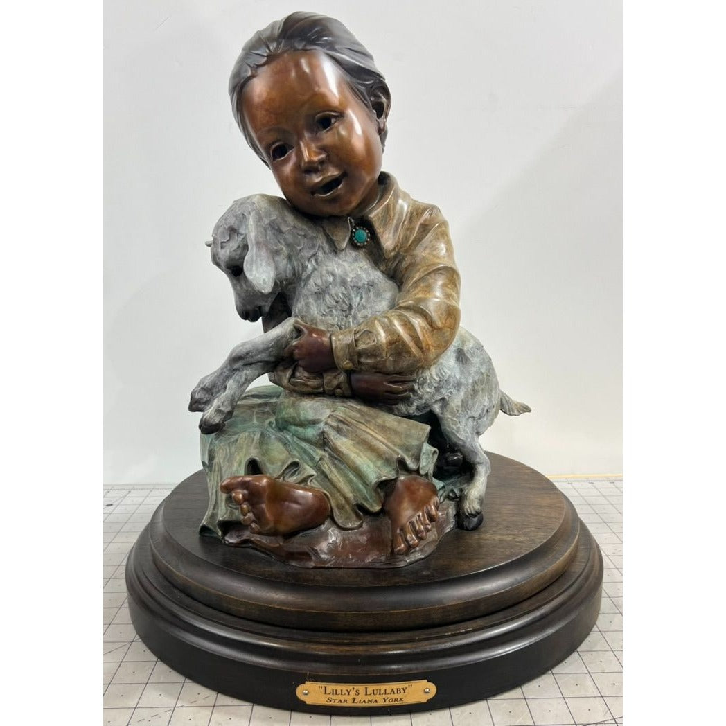 Star Liana York - Lily's Lullaby, Edition of 35 Bronze Sculpture w/COA