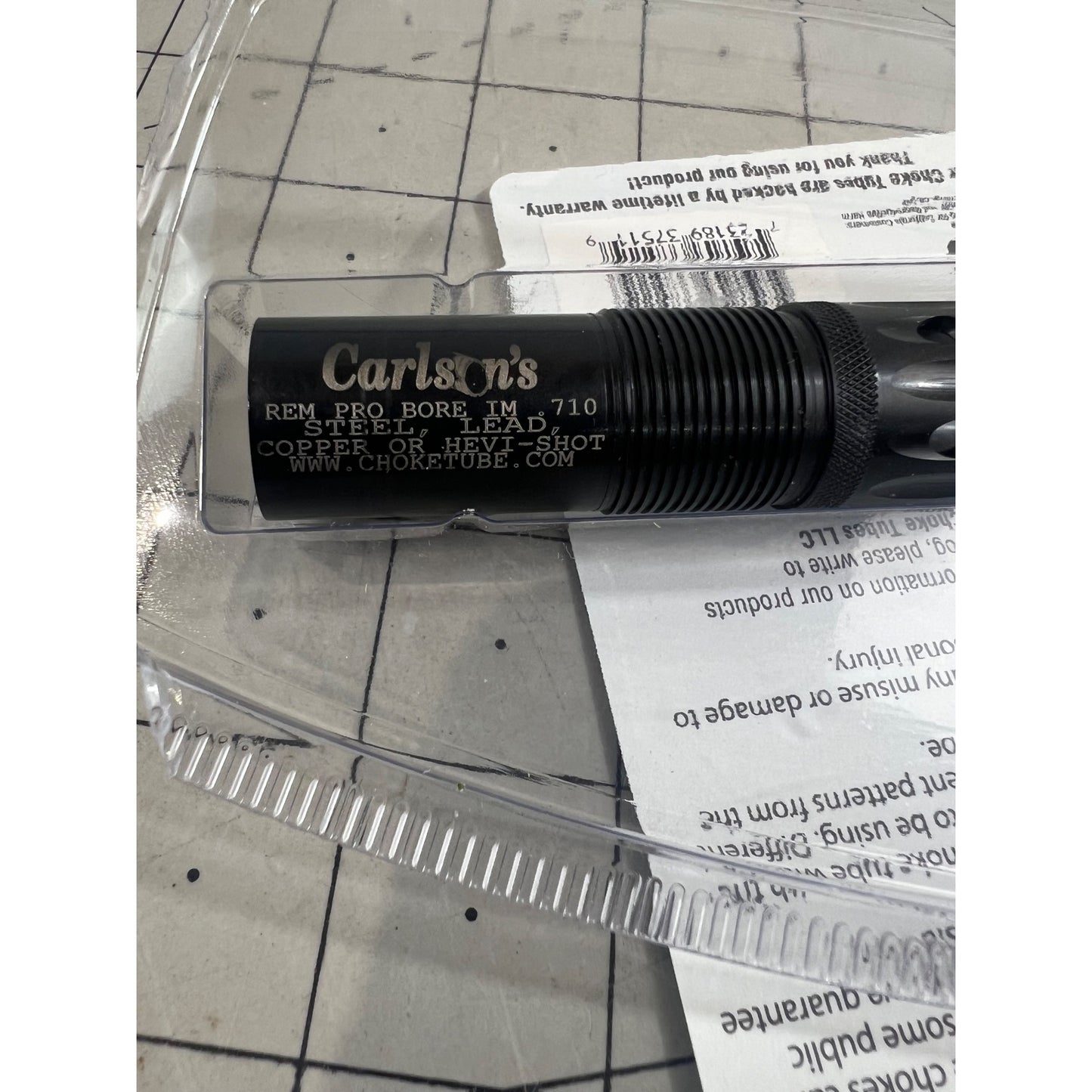 Carlsons White Wing Dove 12ga Remington Pro Bore IM Choke Tube - Black