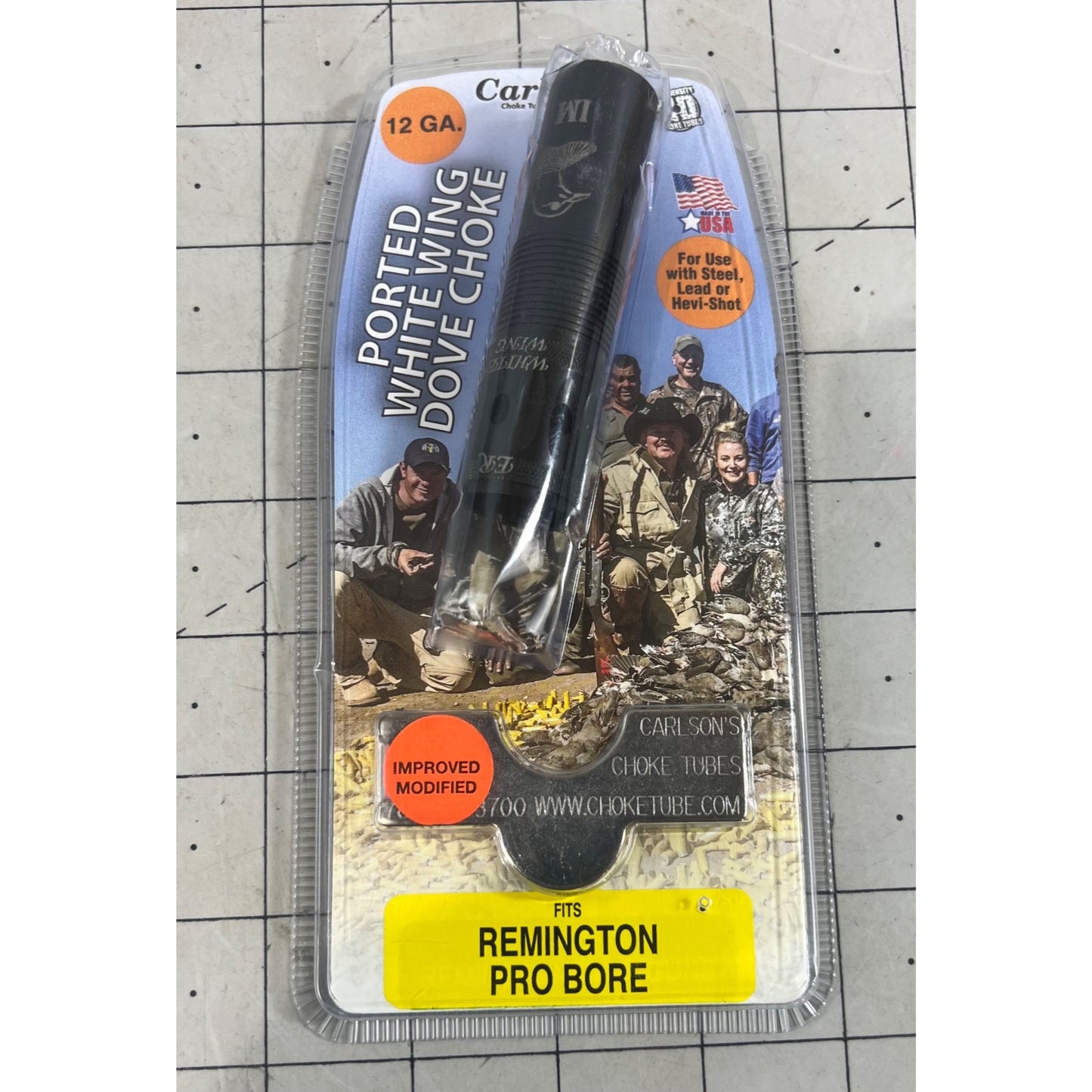 Carlsons White Wing Dove 12ga Remington Pro Bore IM Choke Tube - Black