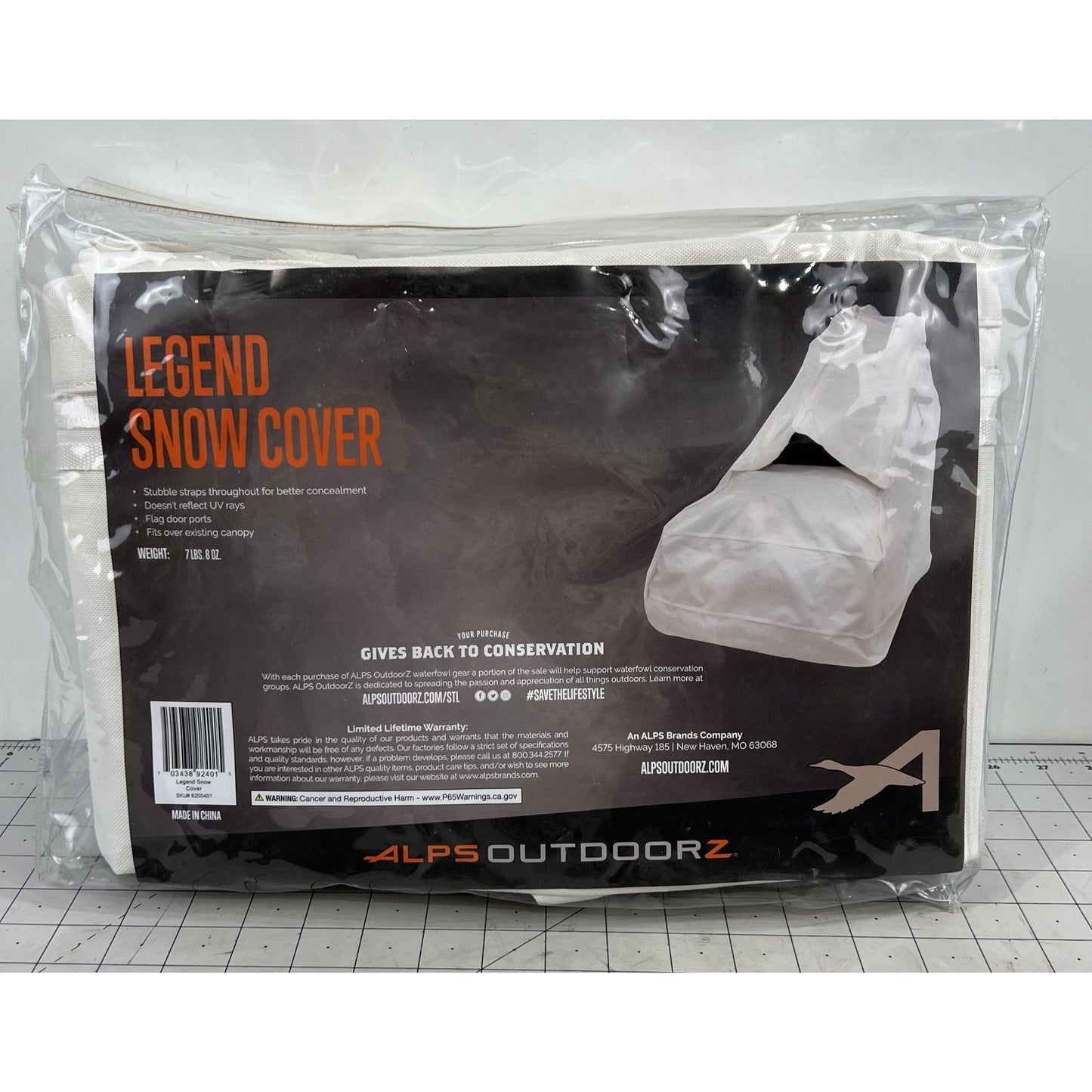 ALPS OutdoorZ Legend Snow Cover Hunting Blind Fits Legend Layout Blind White NEW