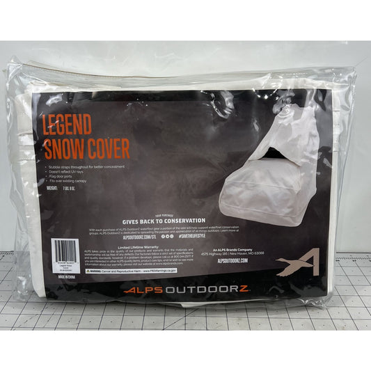 ALPS OutdoorZ Legend Snow Cover Hunting Blind Fits Legend Layout Blind White NEW