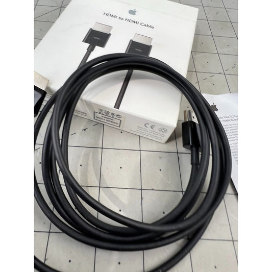 Apple HDMI To HDMI Cable 1.8M Black For TV/Monitor Connection New