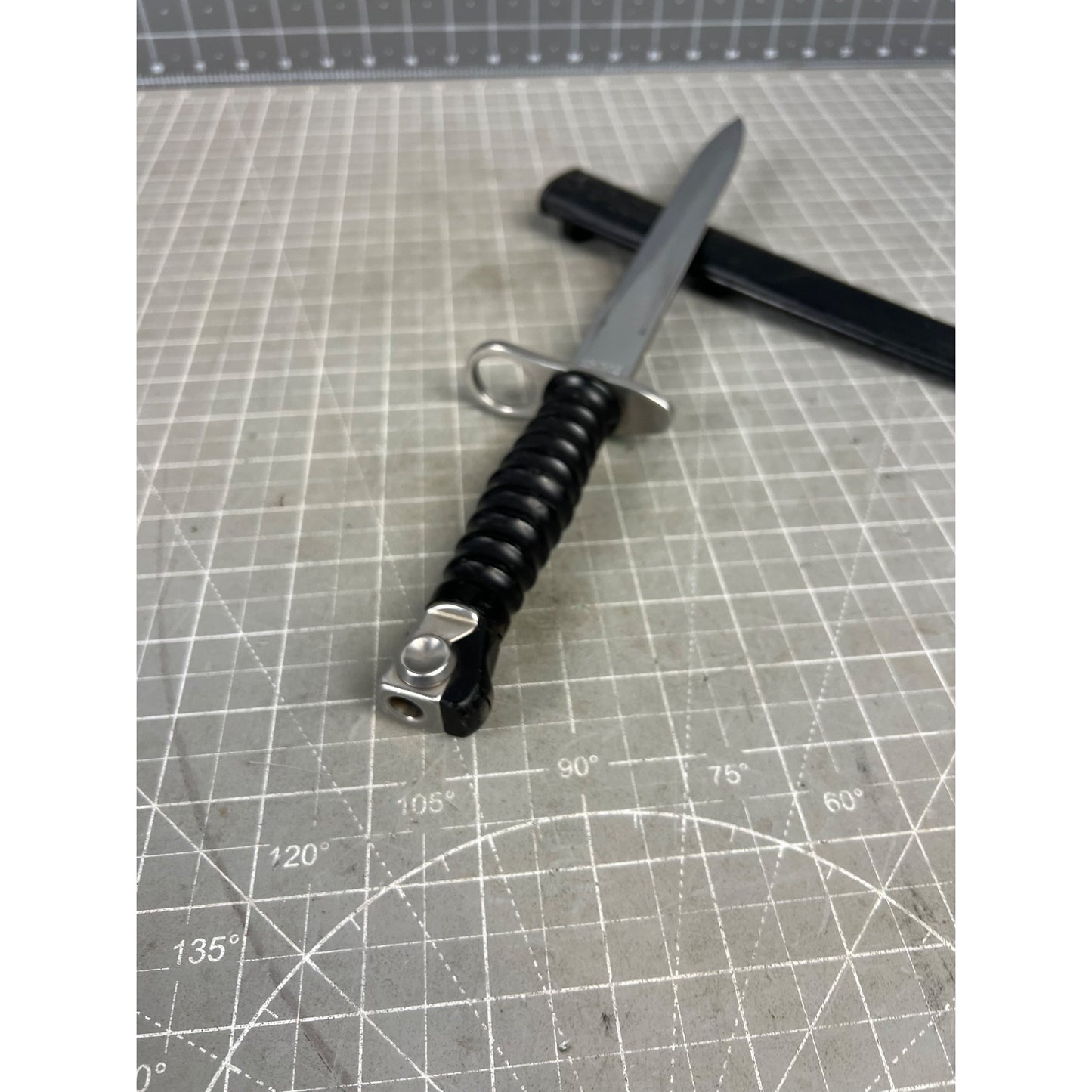 Vintage Swiss Military Bayonet w/Scabbard 1950’s