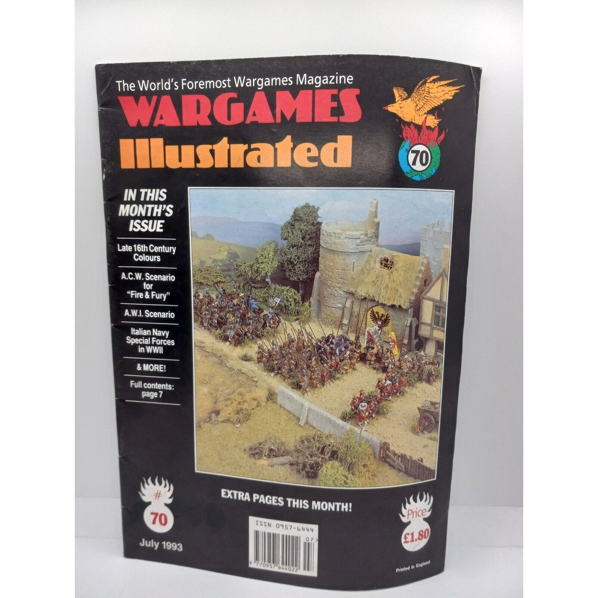 Vintage Wargames Illustrated Magazine Lot #70 73 75 & 76 - 1993-1994 Issues