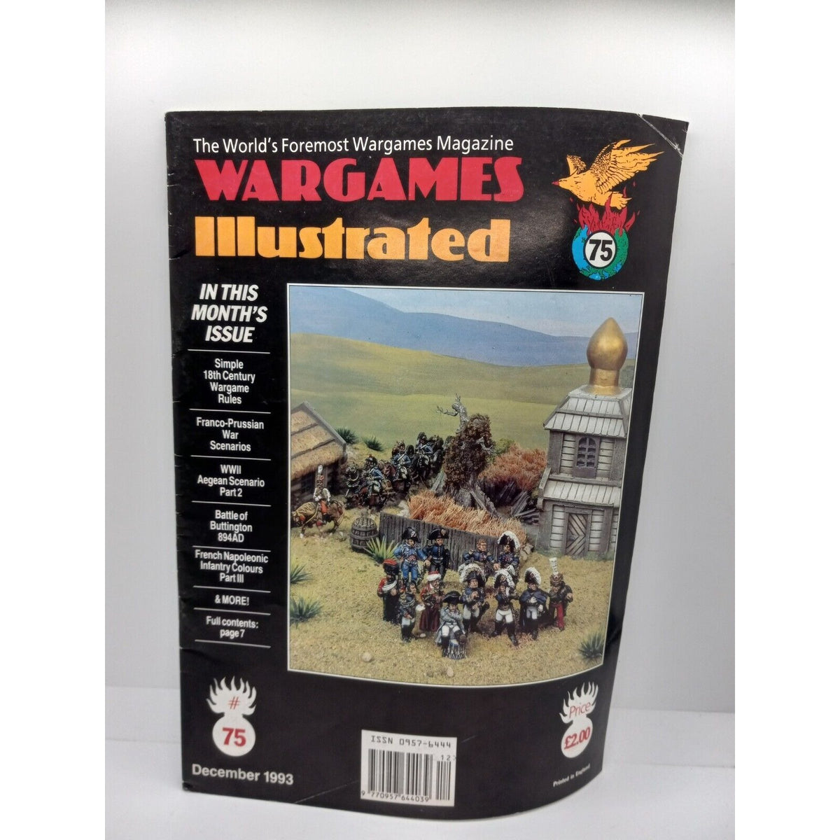 Vintage Wargames Illustrated Magazine Lot #70 73 75 & 76 - 1993-1994 Issues