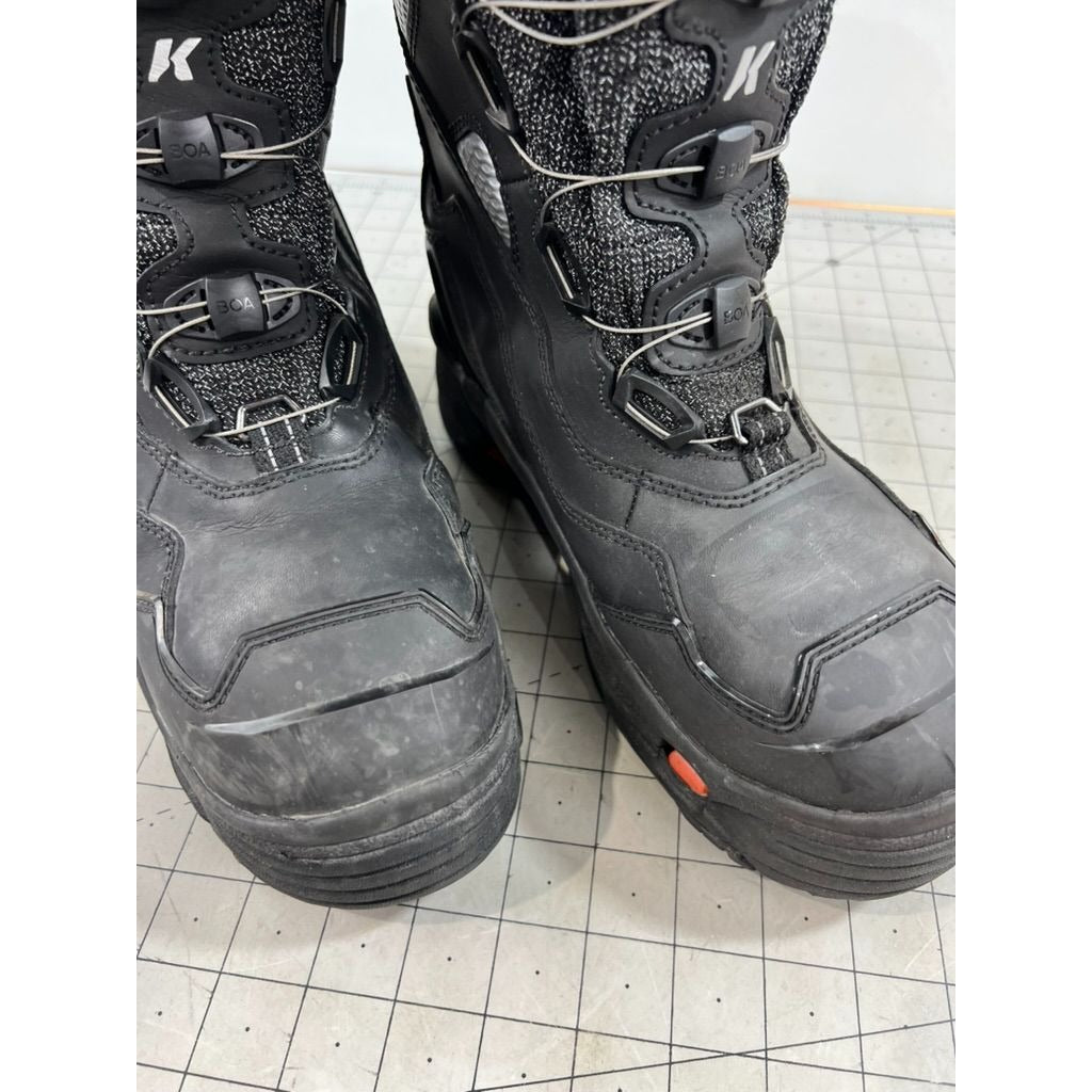 Korkers Polar Vortex 1200 Insulated Winter Boots BOA Lacing System Men’s Sz. 8