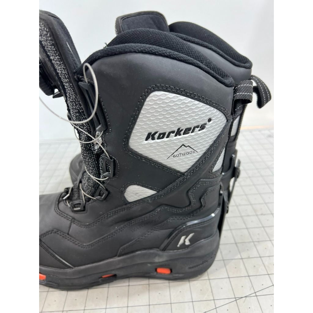 Korkers Polar Vortex 1200 Insulated Winter Boots BOA Lacing System Men’s Sz. 8