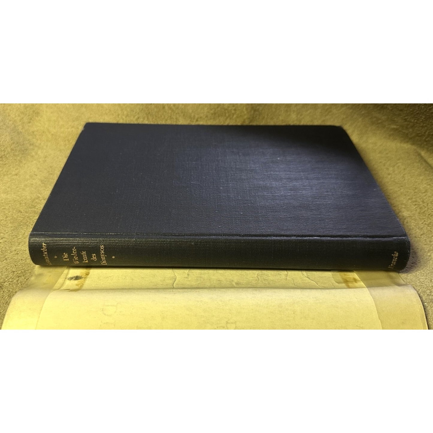 Die Wiederkunft Des Dionysos Book By J.H.W. Rosteutscher 1947