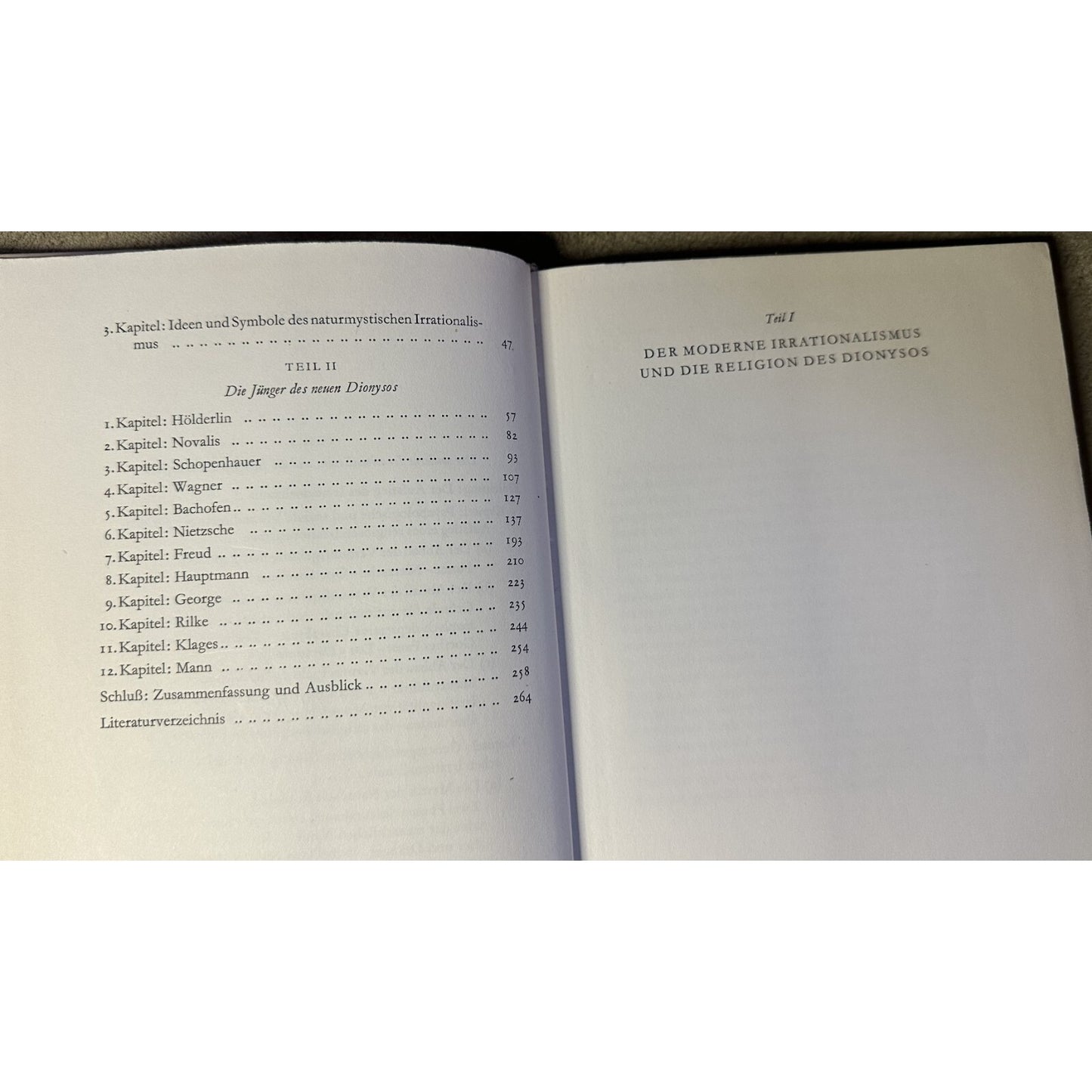 Die Wiederkunft Des Dionysos Book By J.H.W. Rosteutscher 1947