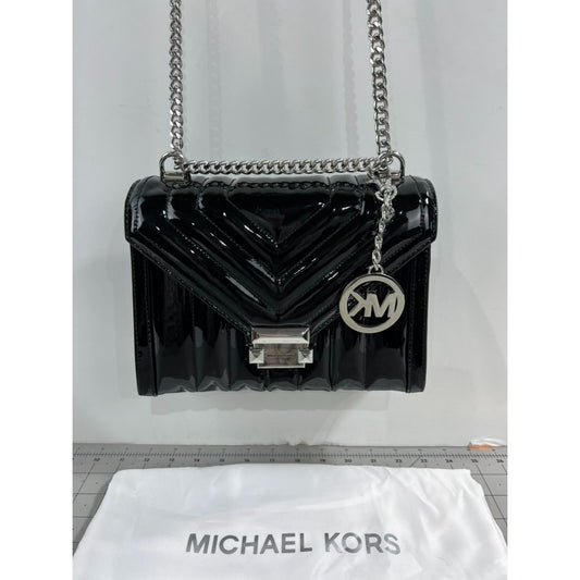Michael Kors Whitney Medium Quilted Shoulder Bag Accordion Chain Crossbody Purse