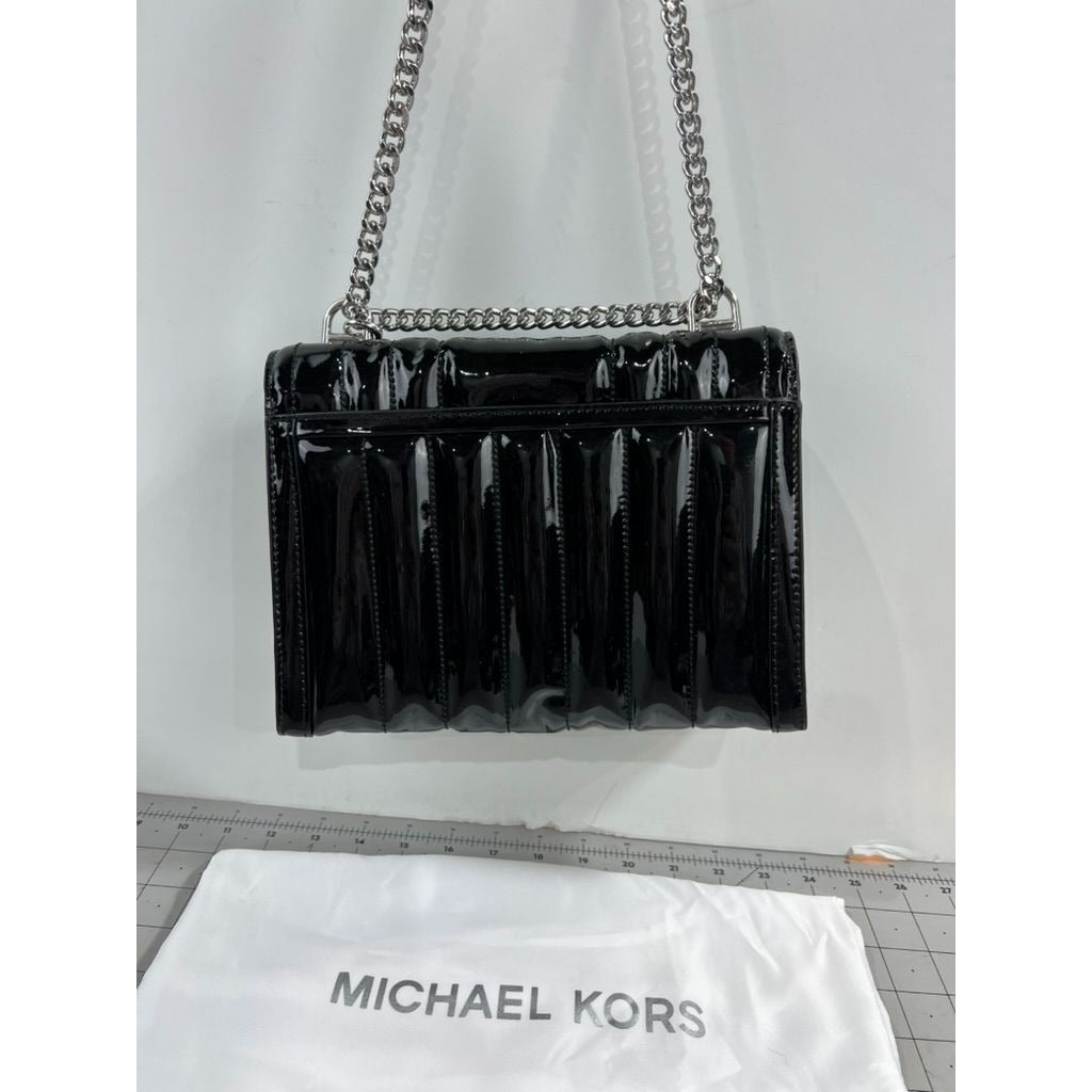 Michael Kors Whitney Medium Quilted Shoulder Bag Accordion Chain Crossbody Purse