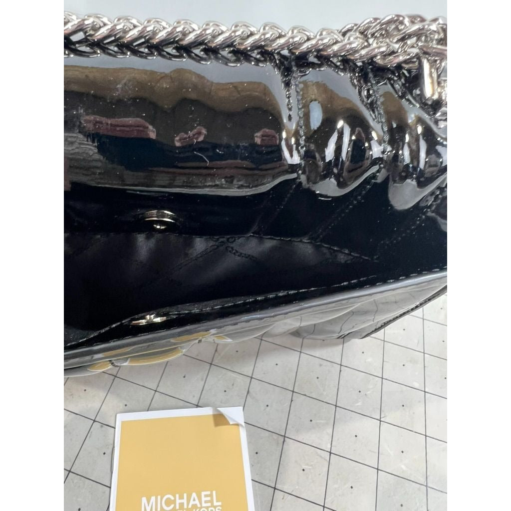 Michael Kors Whitney Medium Quilted Shoulder Bag Accordion Chain Crossbody Purse