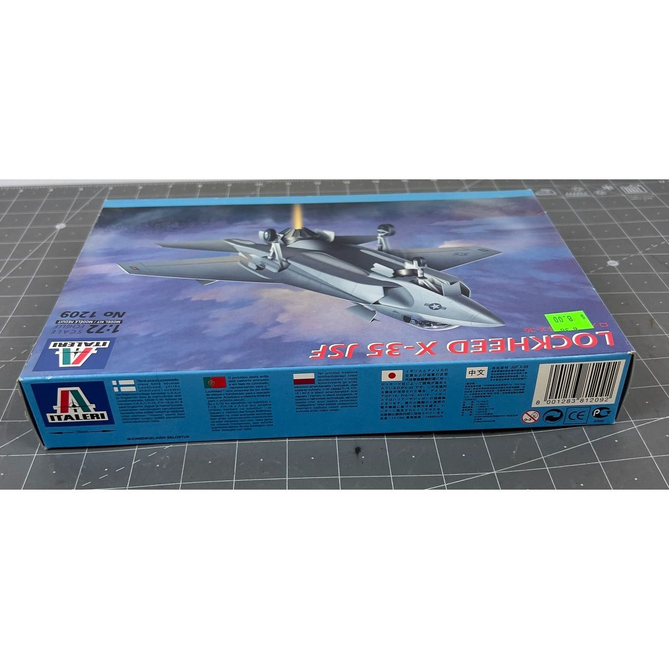 Italeri Lockheed X-35 JSF 1/72 Scale Model Kit No. 1209 New In Box
