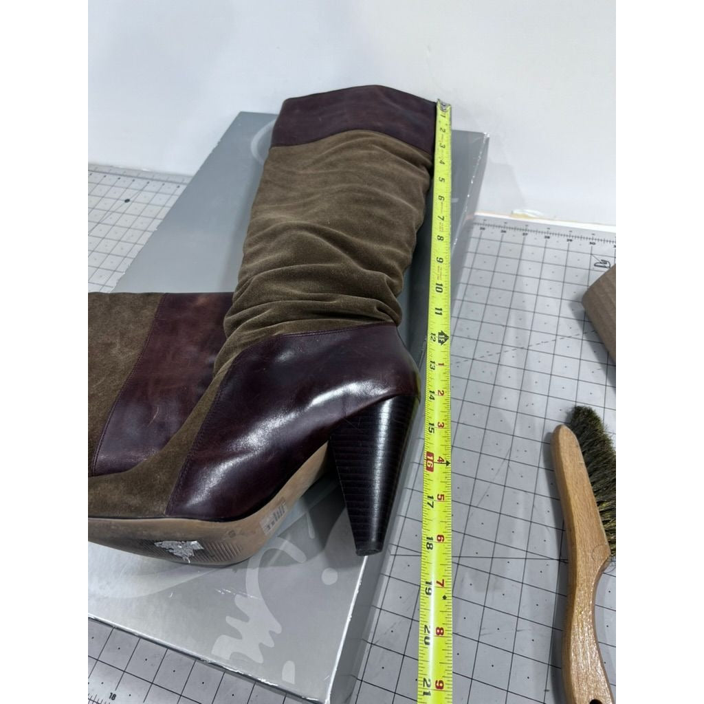 Jessica Simpson JS-Angie Women's 8Sz. Dust Burnished Split Suede Knee-High Boots