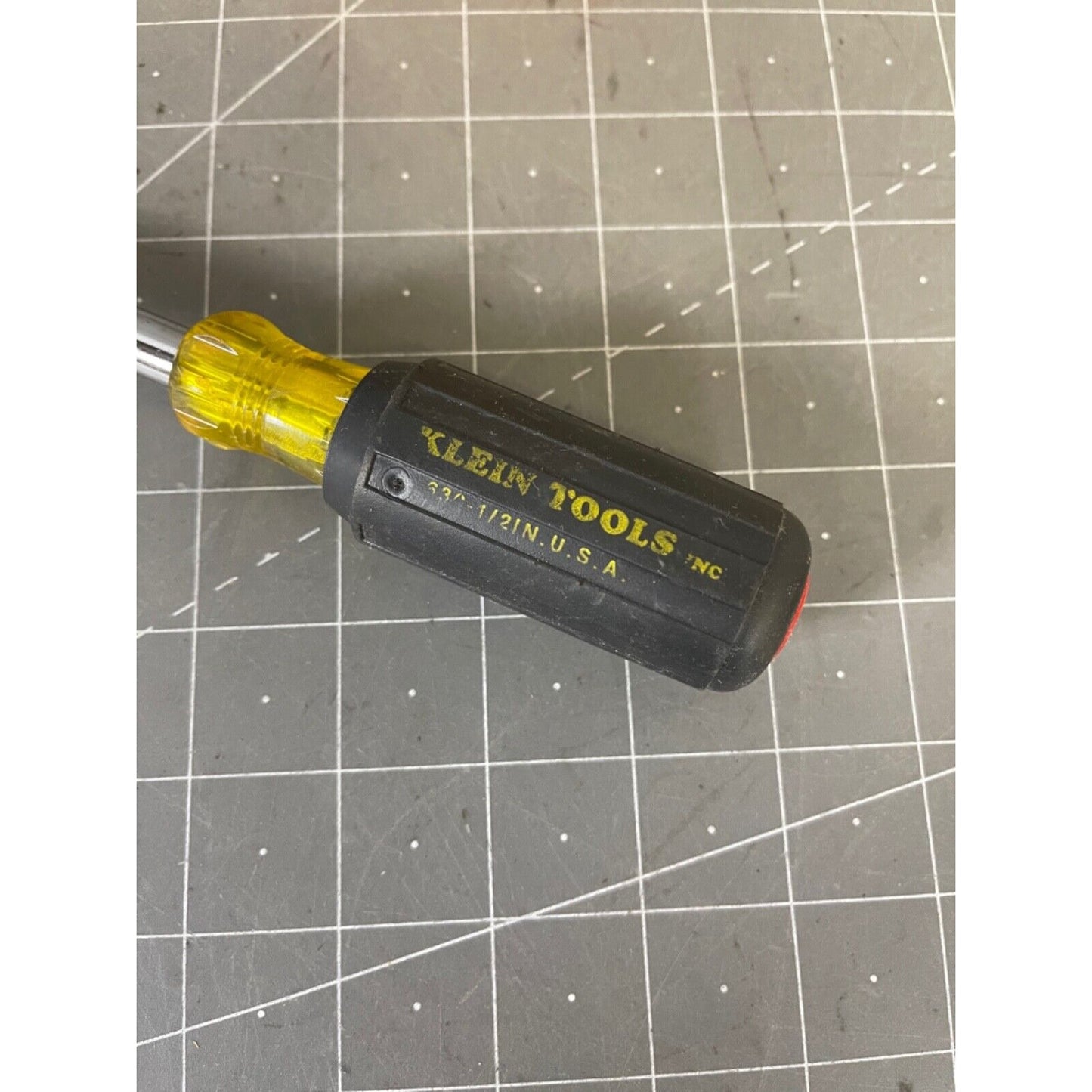 Klein Tools 630 1/2" Hollow Shaft Magnetic Nut Driver 6-Point Bold Handle