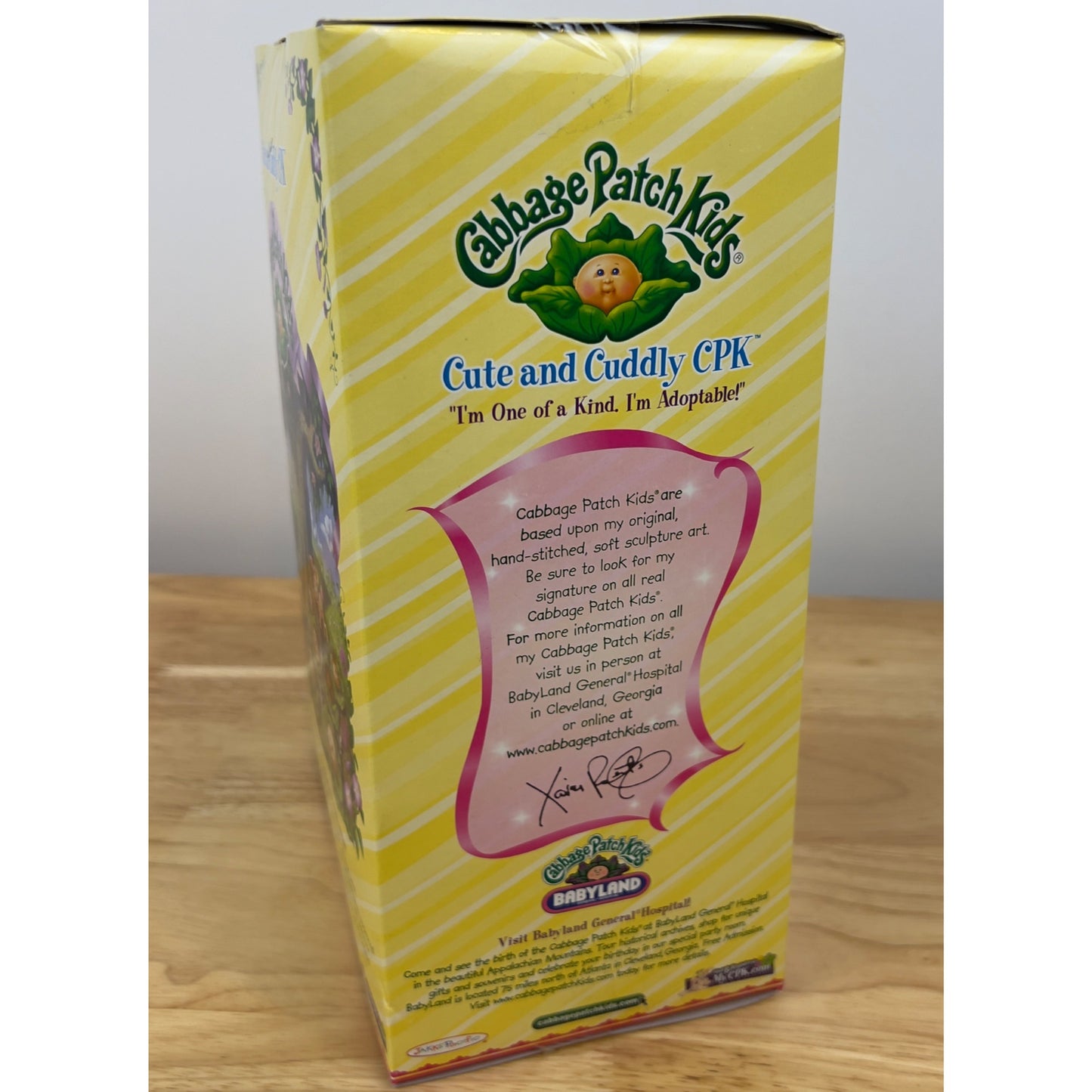 Cabbage Patch Kids Cute & Cuddly CPK Doll w/ Adoption Papers New NIB 2009
