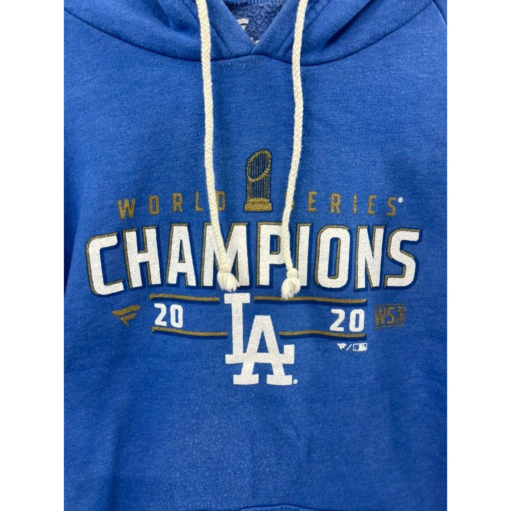 Los Angeles Dodgers 2020 World Series Champions Blue Hoodie Sweatshirt Men's 2XL