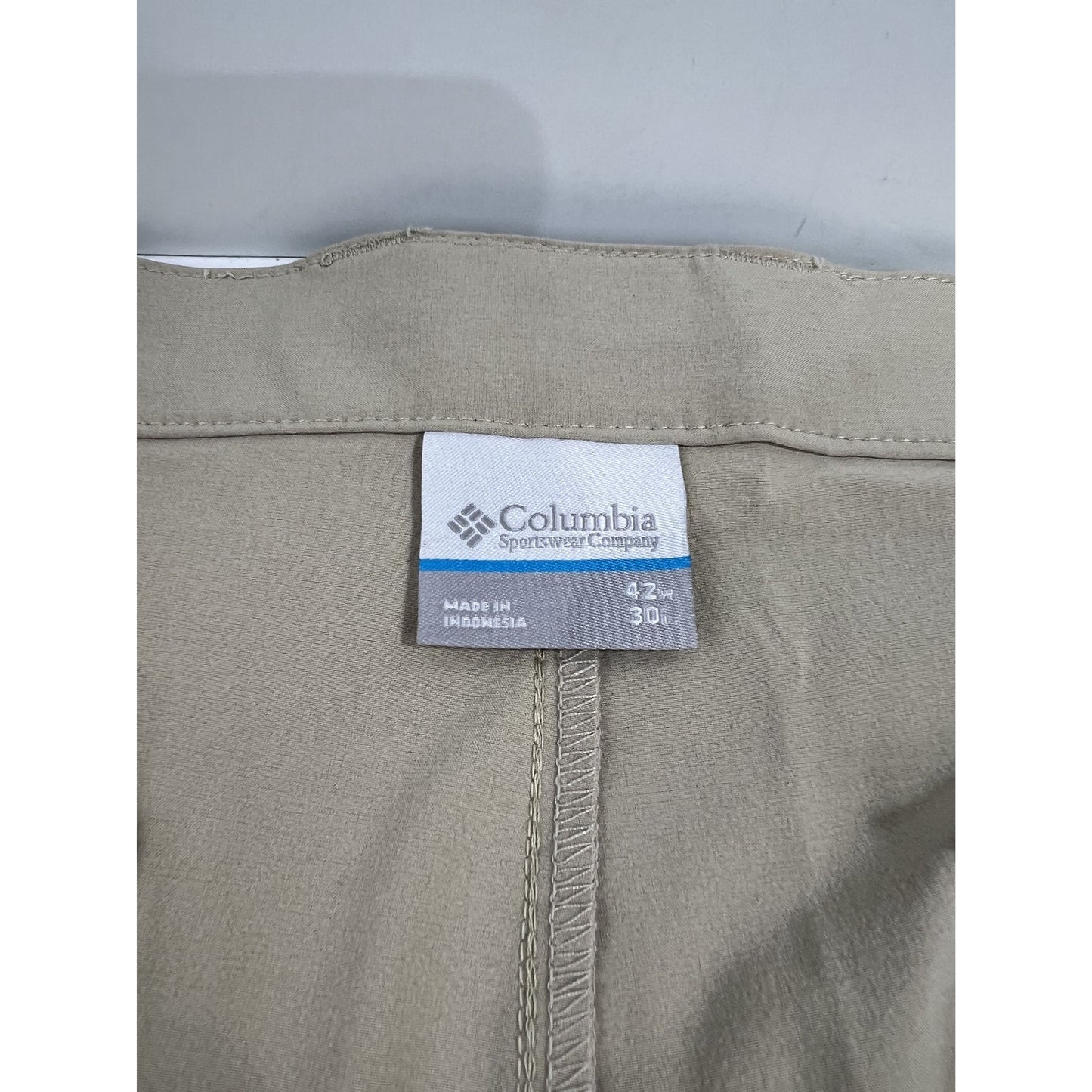 Columbia Men's PFG Terminal Tackle Fishing Pants - Fossil 42X30 New UPF150