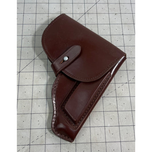 Makarov Brown Leather Holster Vintage Cold War Era Magazine Holder Unissued