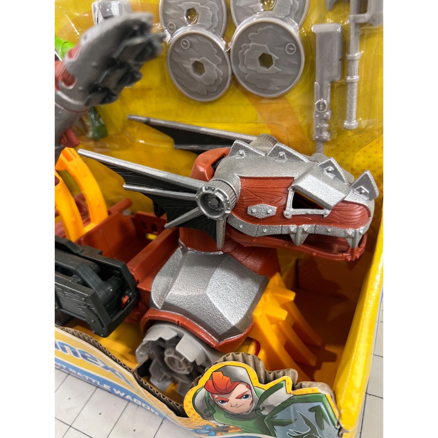 Imaginext Serpent Battle Wagon With Accessories & Figures By Fisher-Price New-ish