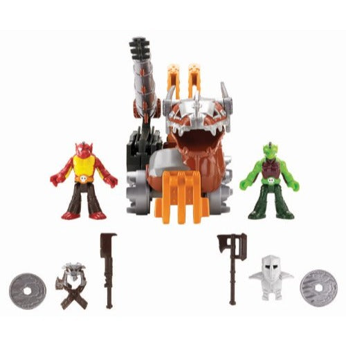 Imaginext Serpent Battle Wagon With Accessories & Figures By Fisher-Price New-ish