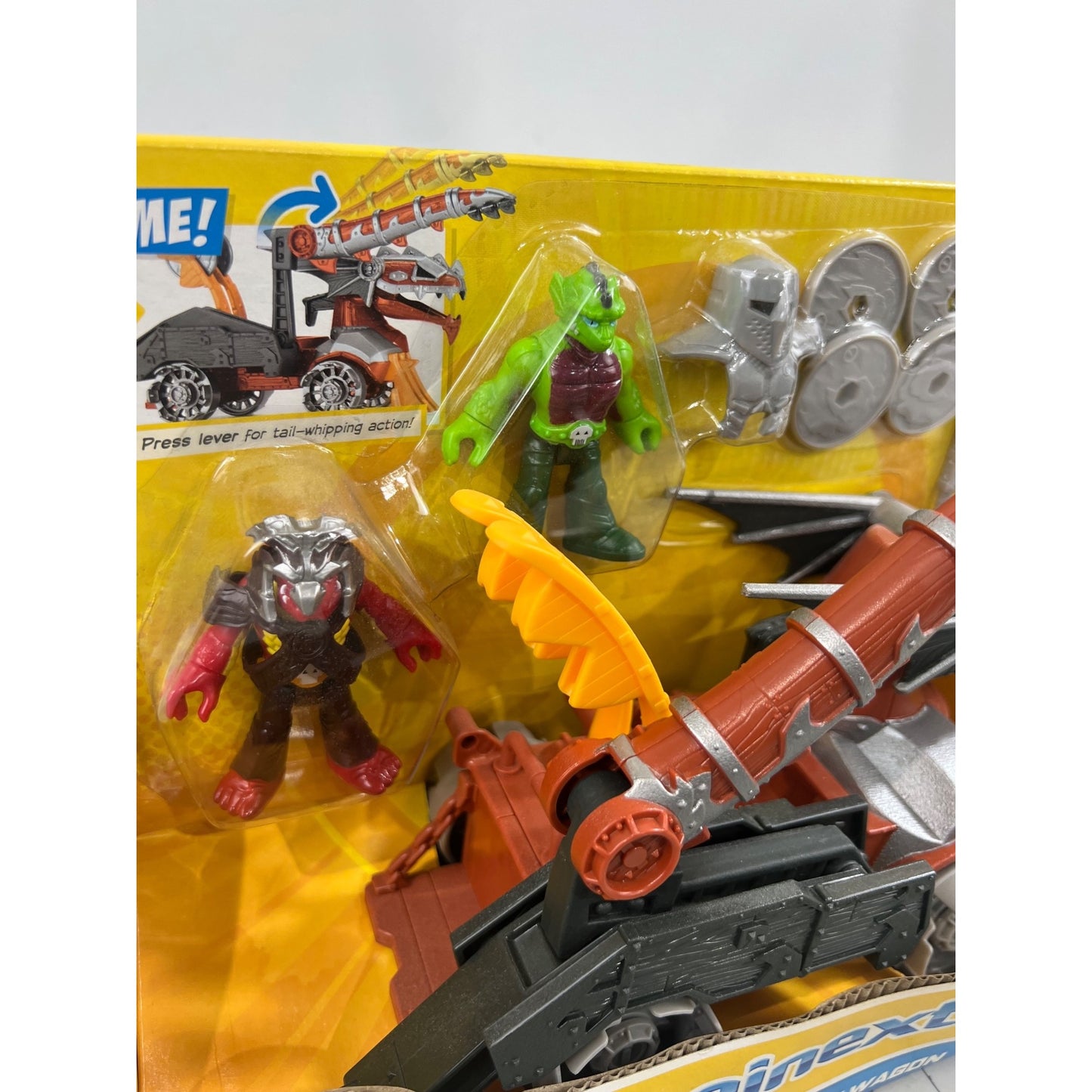Imaginext Serpent Battle Wagon With Accessories & Figures By Fisher-Price New-ish