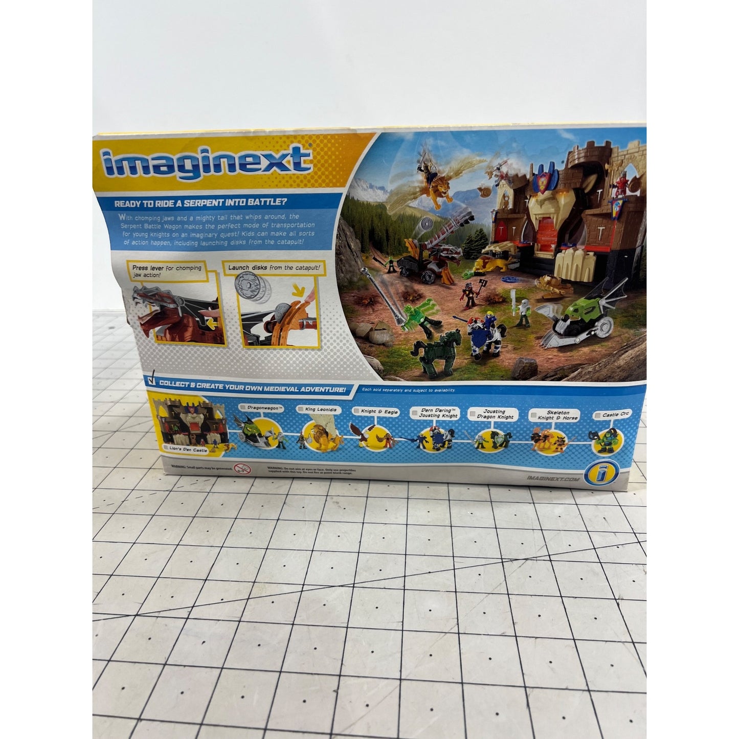 Imaginext Serpent Battle Wagon With Accessories & Figures By Fisher-Price New-ish