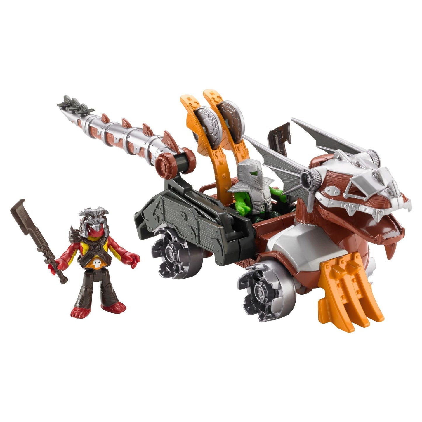 Imaginext Serpent Battle Wagon With Accessories & Figures By Fisher-Price New-ish
