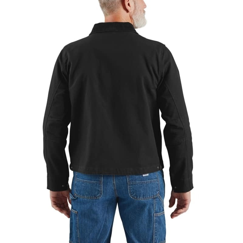 Carhartt Men's Rugged Flex Relaxed Fit Duck Detroit Jacket | Black | 3XL OJ6234