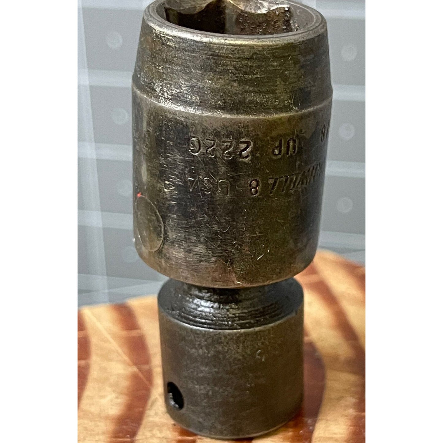 Williams UP2220 Swivel Head 5/8" 6 Pt. 3/8" Drive Socket Black Oxide Impact Tool