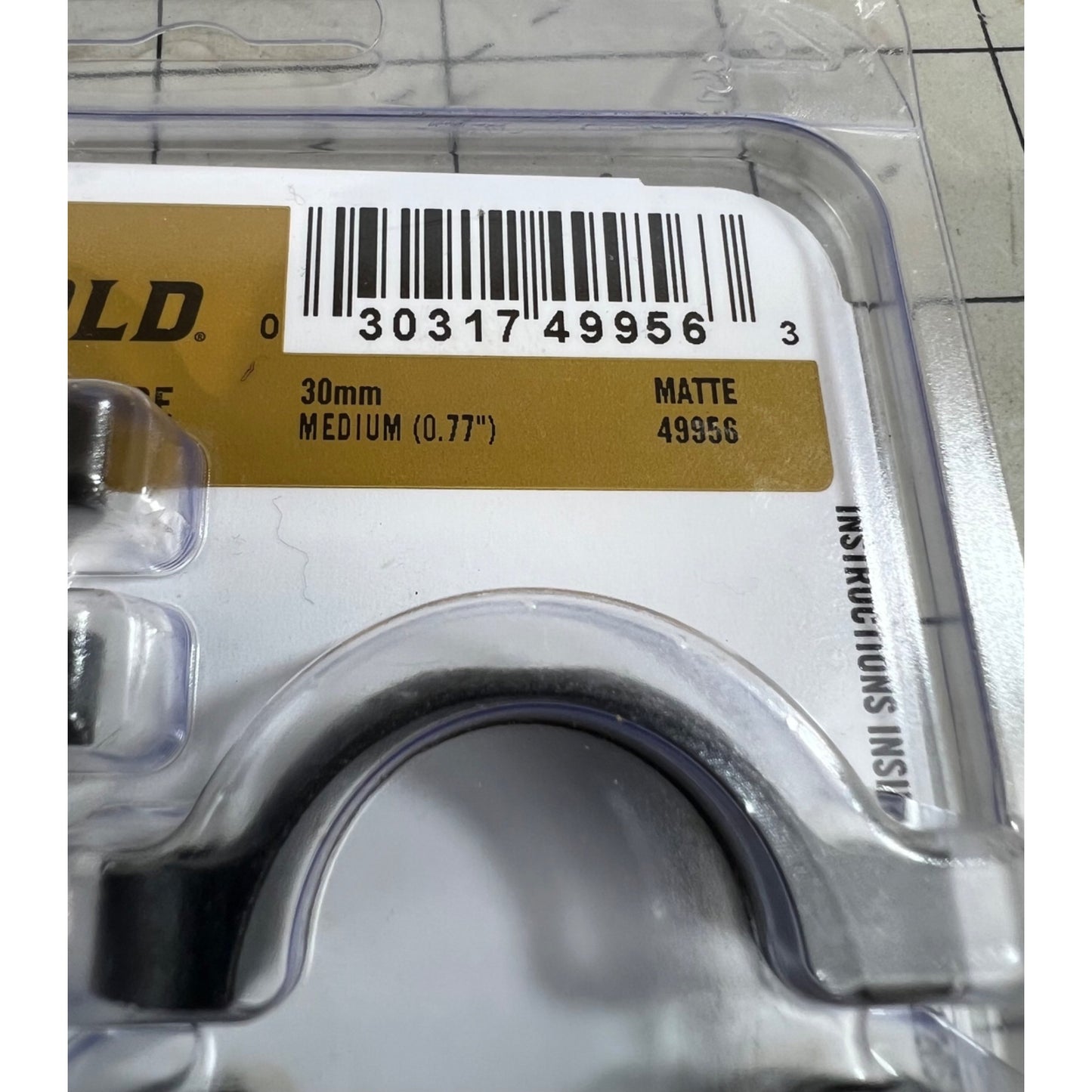 Leupold 49956 STD Rings Ring Set 30mm Dia Medium Black Matte New