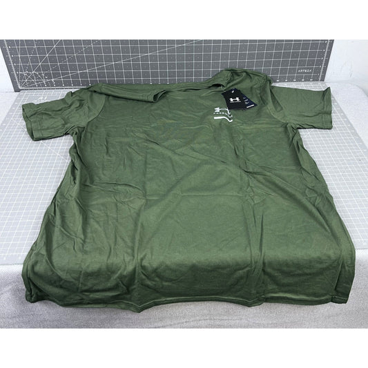 Under Armour Freedom Spine Men's Size 2XL OD Green T-Shirt NEW