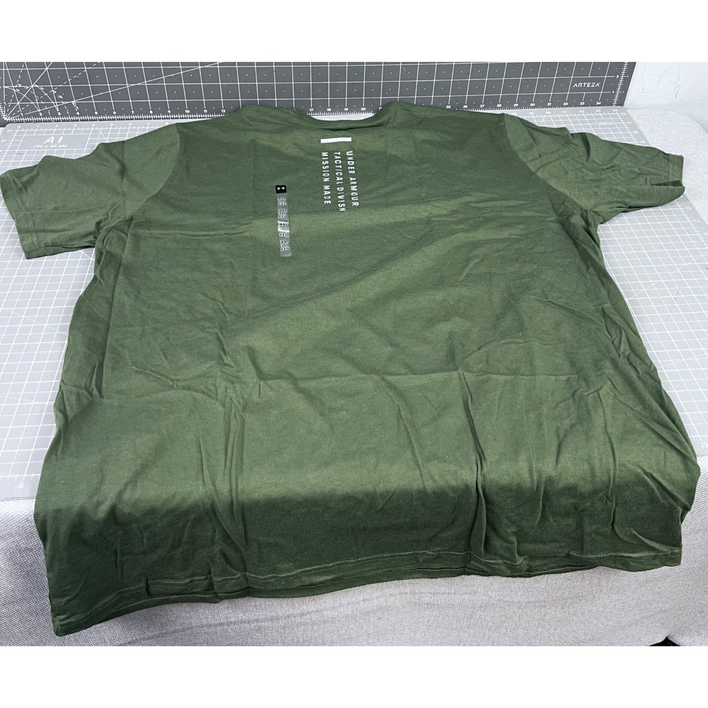 Under Armour Freedom Spine Men's Size 2XL OD Green T-Shirt NEW