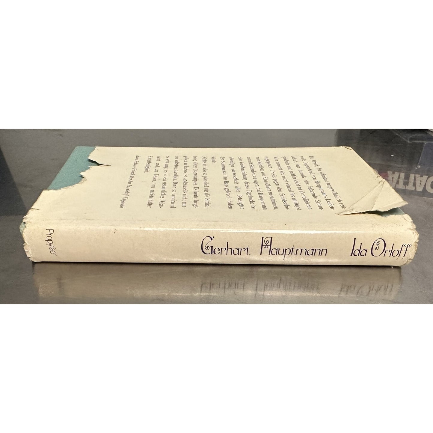 Vintage 1969 German Book Gerhart Hauptmann Ida Orloff Poetic Passion Documentation