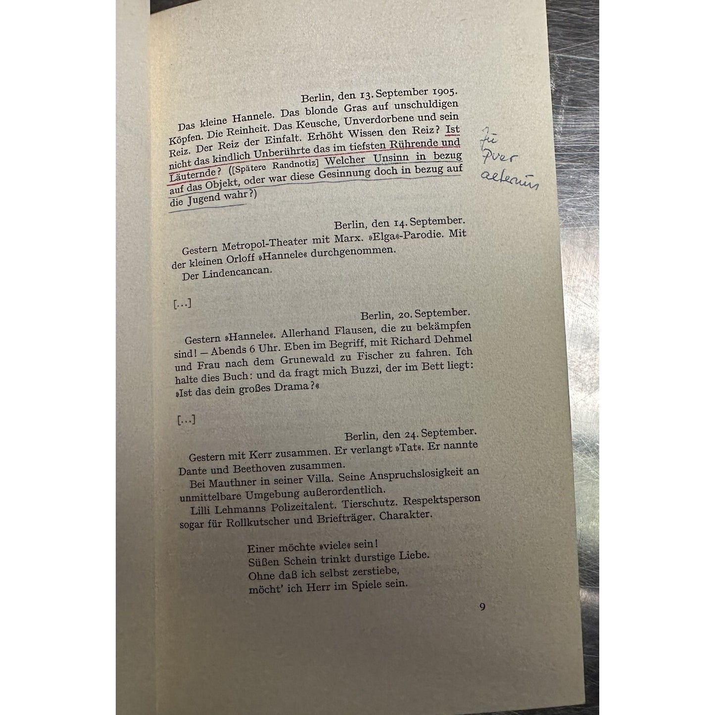 Vintage 1969 German Book Gerhart Hauptmann Ida Orloff Poetic Passion Documentation