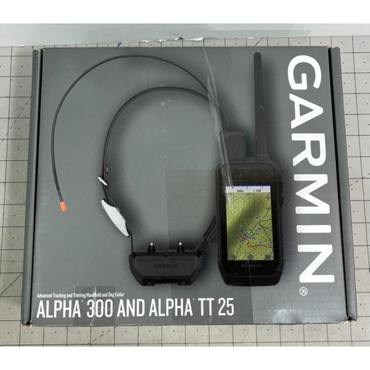 Garmin Alpha 300/Alpha TT 25 GPS Dog Tracking & Training System New Open Box
