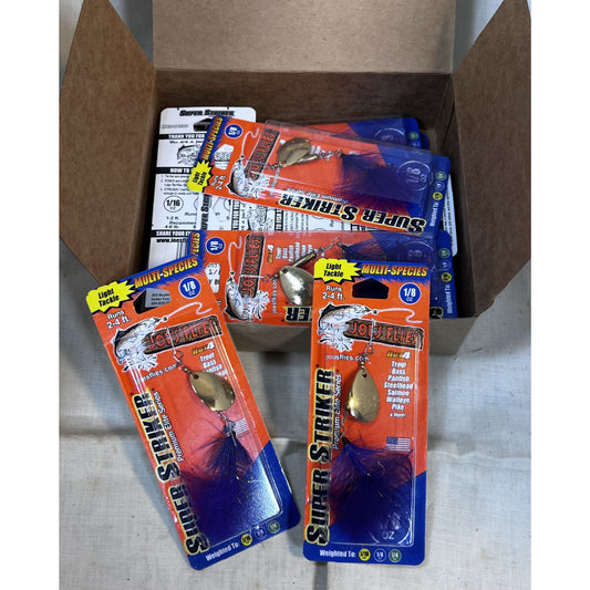 Joes Flies Super Striker Purple Woolly Bugger 1/8 Oz Fishing Lures 12-Pack