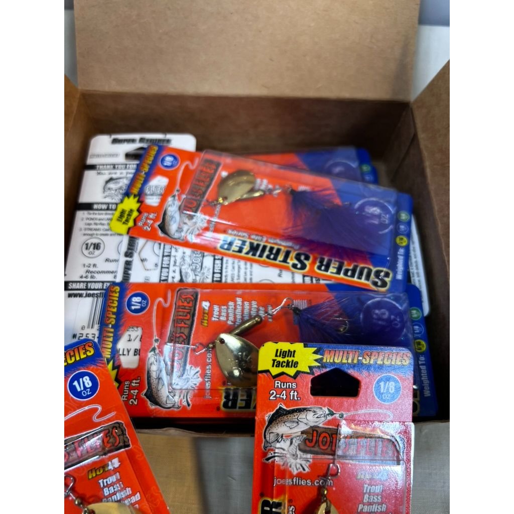 Joes Flies Super Striker Purple Woolly Bugger 1/8 Oz Fishing Lures 12-Pack