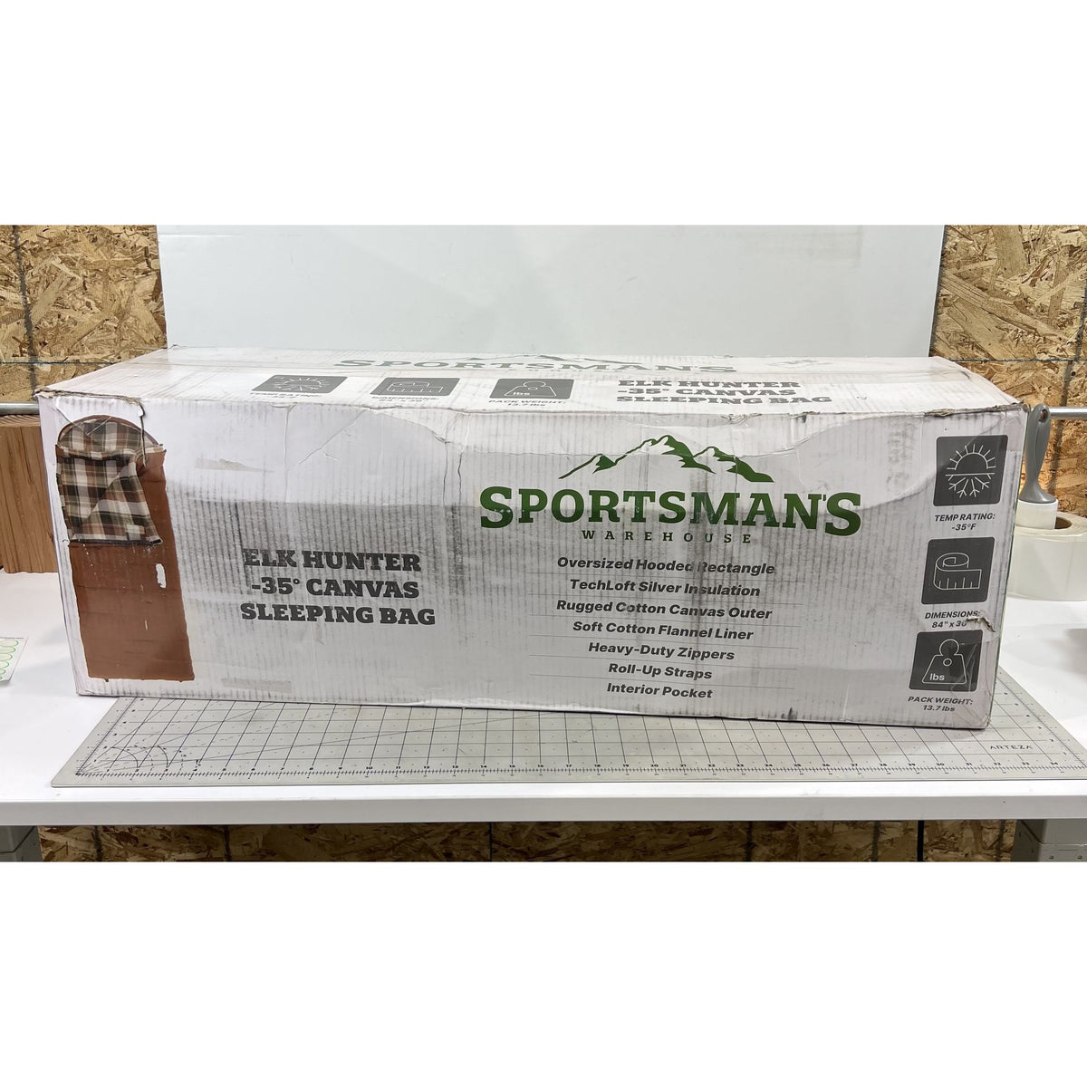 Sportsman's Warehouse Elk Hunter -35° Canvas Sleeping Bag New
