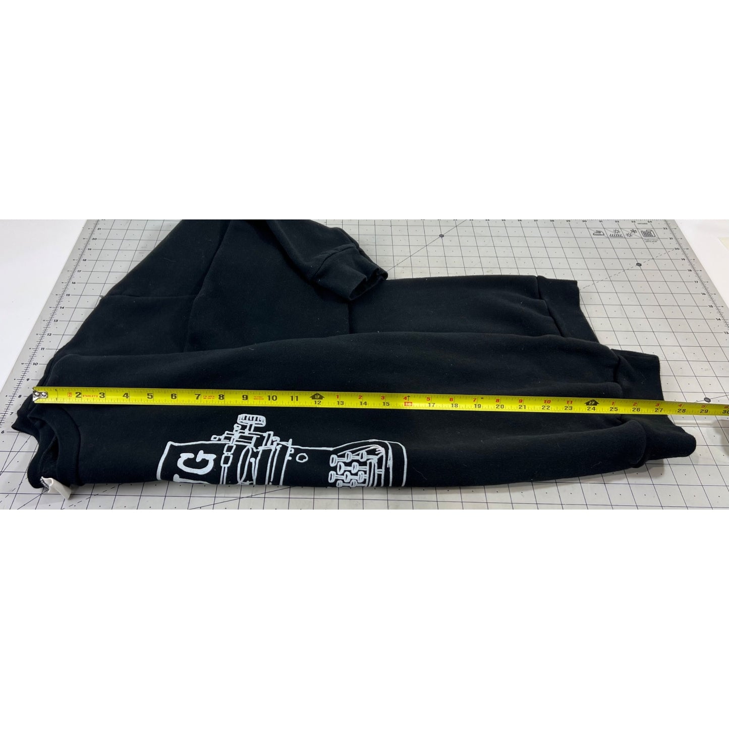 Slug Magazine SLC Utah Black Sweatshirt Typewriter Graphic Am. Apparel Men's L